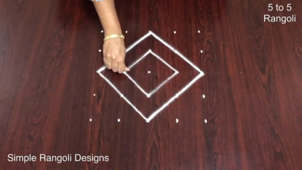 5 dots festival kolam
