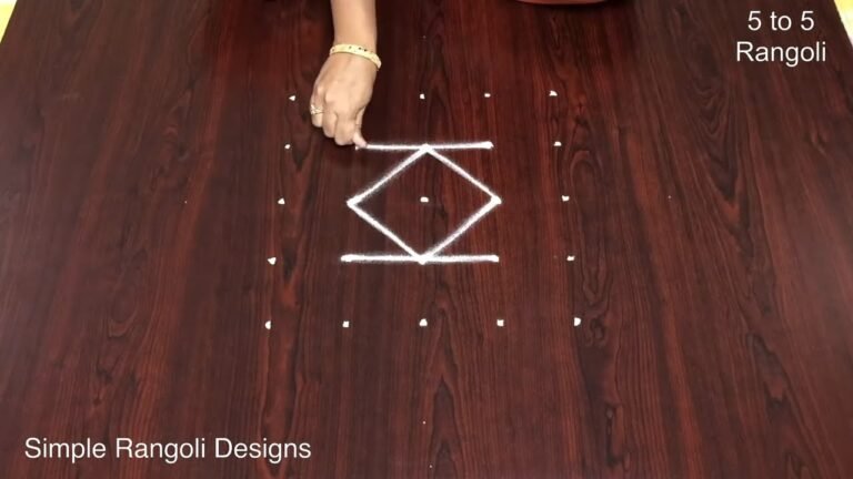 5 dots kolam