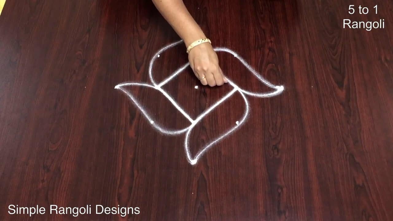 5 Pulli Rangoli Kolangal