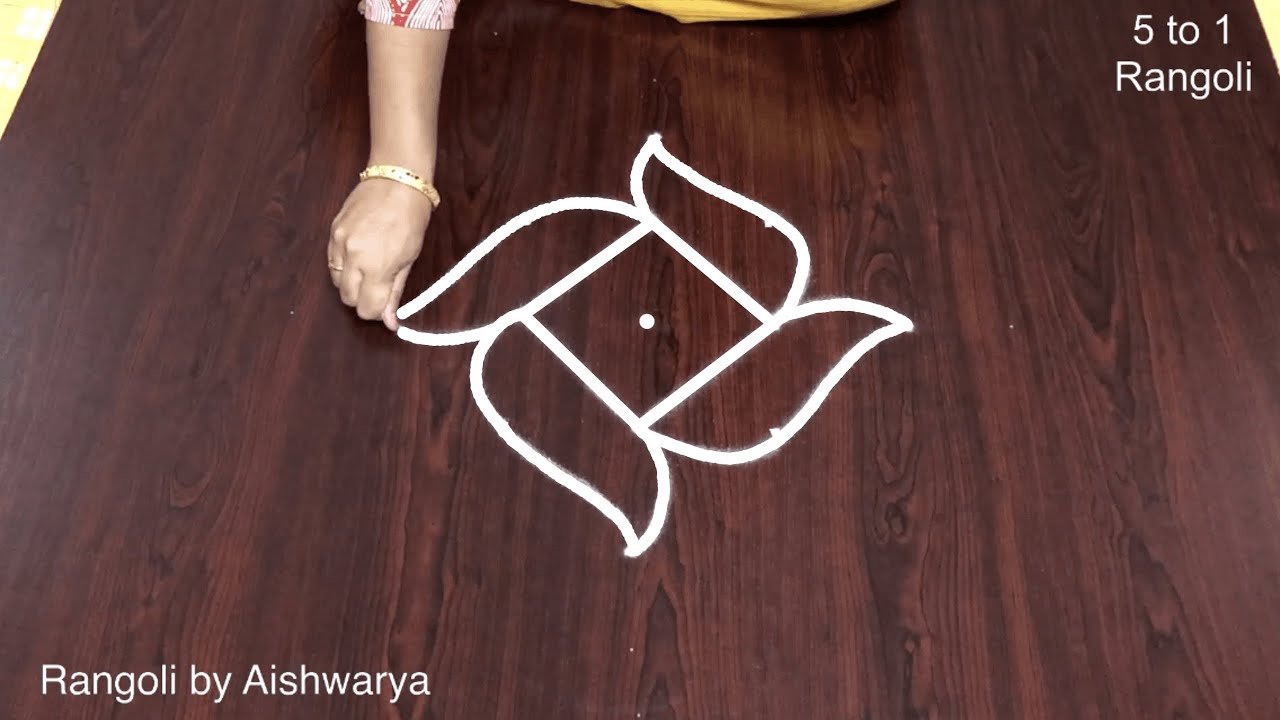 5 to 1 Daily Muggulu With Dots