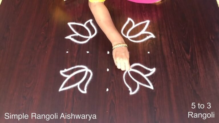 5-to-3 dot Aadi kolam
