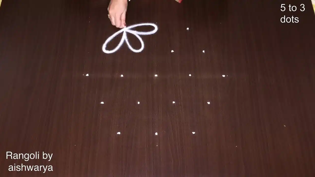 5-to-3 dot Karthika Masam muggulu
