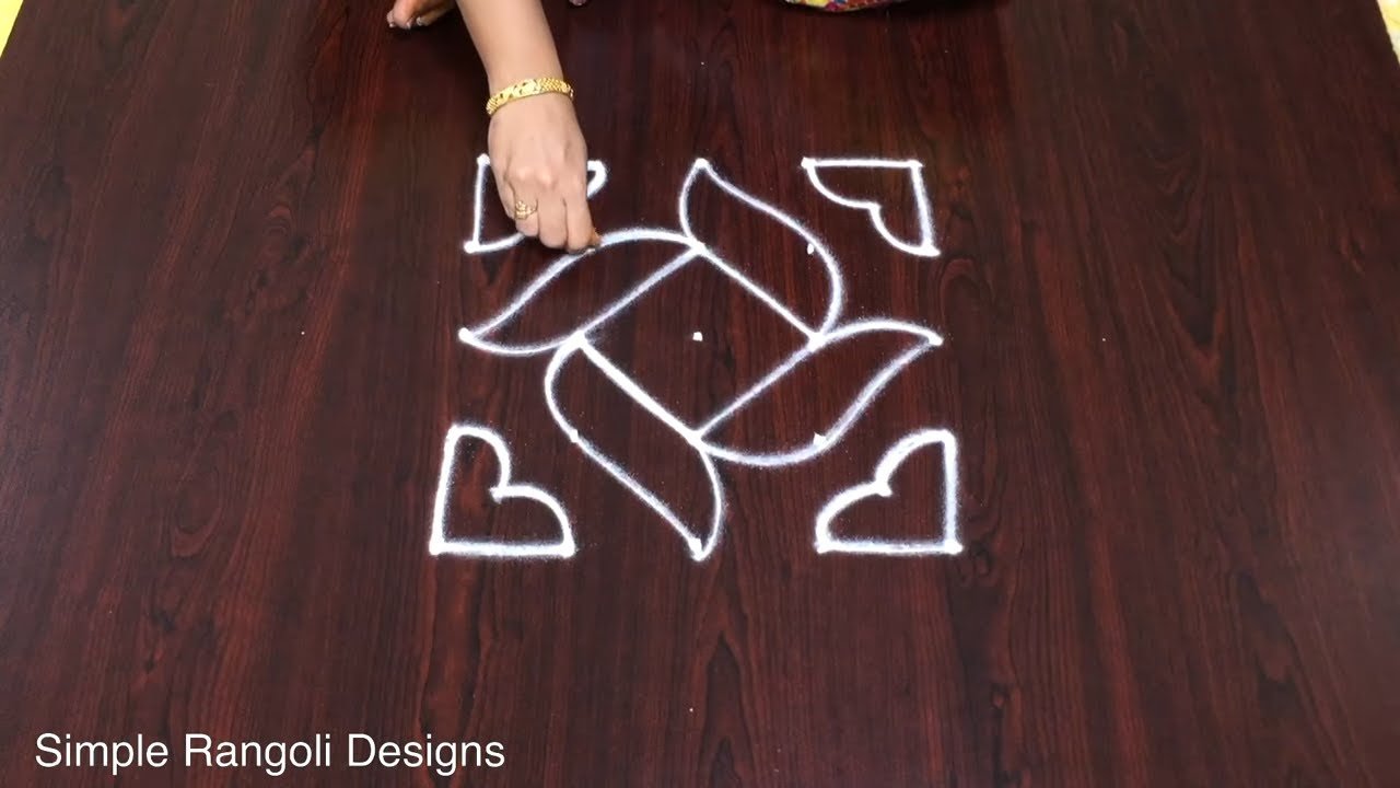 5 to 5 Dots Kolam Designs
