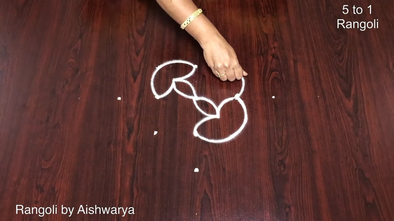 5×1 Chinna Chukkala Muggulu