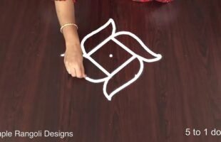 5×1 Dots Karthigai Depam Kolam