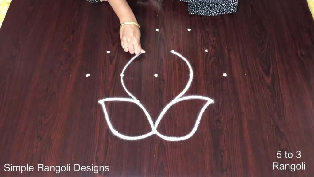 5×3 dots kolam