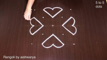 5×5 Dots Trendy Kolam