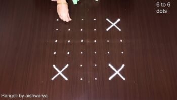 6 Se 6 Latest Thamara Puvvu Rangoli