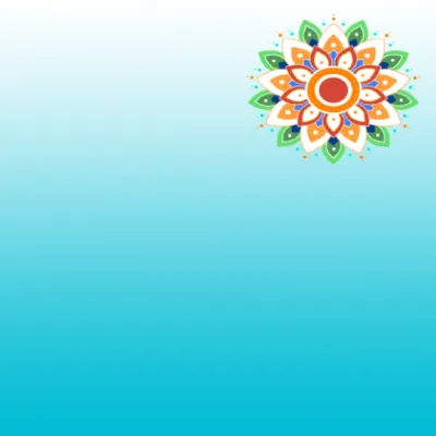 6 to 2 dots Rangoli Designs