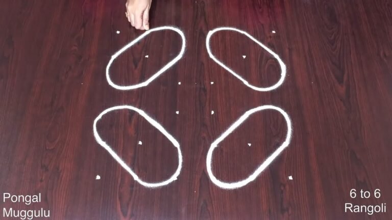 6-to-6 dot kolam