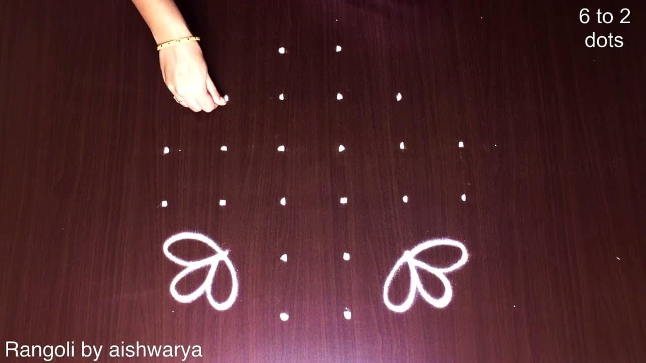 6x2x2 Attractive Awesome Indian Rangoli Kolams