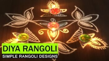 7-4 Diya Rangoli for Diwali