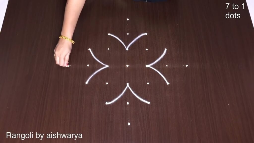 7 dots kolam
