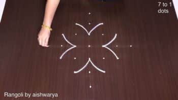 7 Dots Cute Creative Kolam