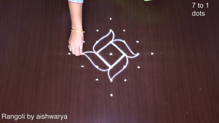7 Dots Daily Routine Kolams