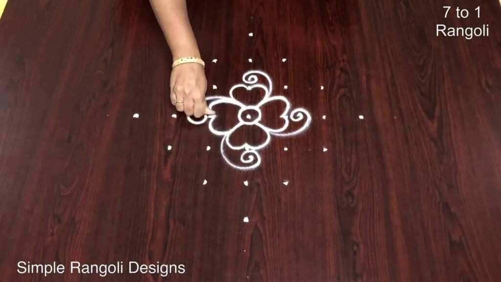 7 dots kolam