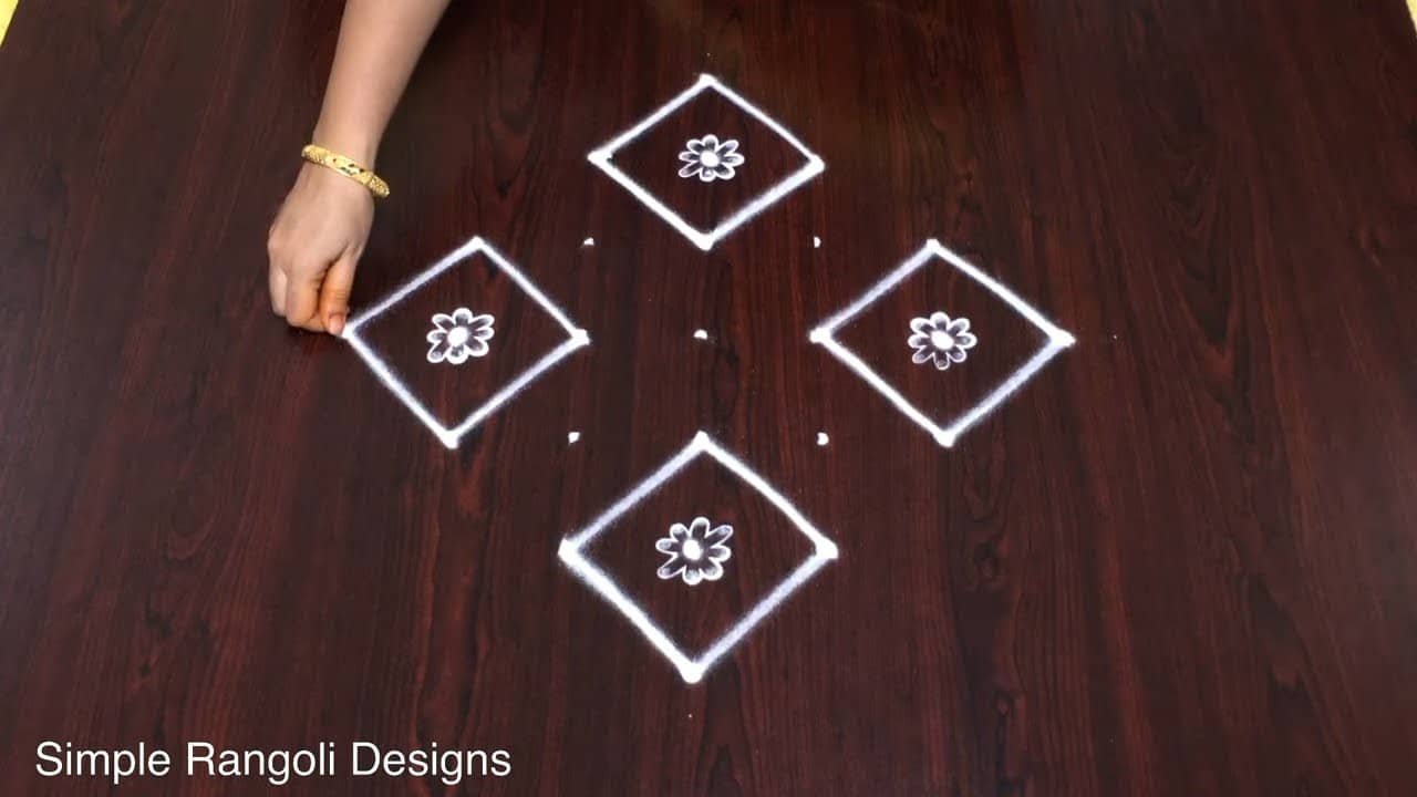 7 Dots Rangoli