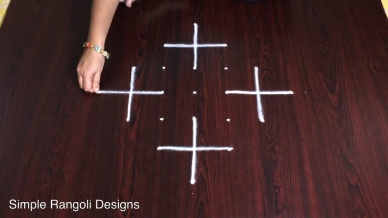 7 Dots Small Kolam