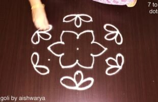 7 Into 4 Unique New Kolam Dots