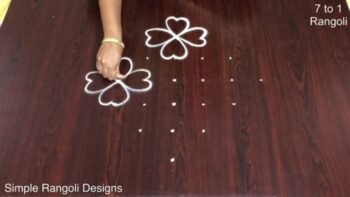 7 to 1 Dots Festive Kolam