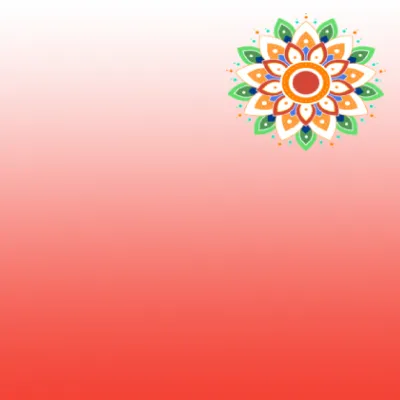 7 to 1 dots Rangoli Designs