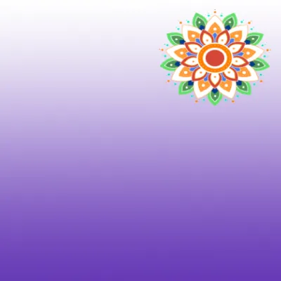 7 to 4 dots Rangoli Designs