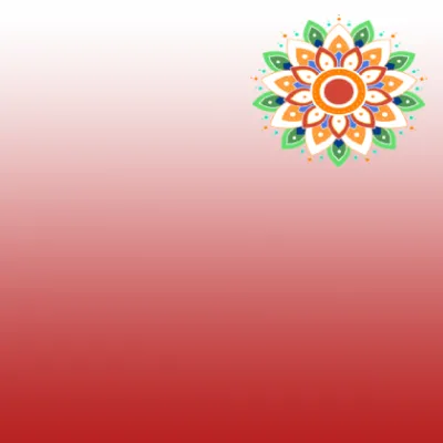 7 to 7 dots Rangoli Designs