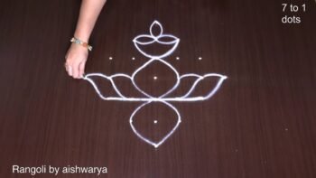 7×1 Dots Rangoli