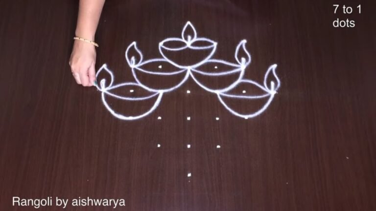 7se1 Dots Awesome Rangoli