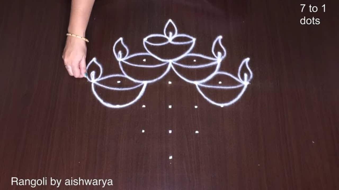 7se1 Dots Awesome Rangoli