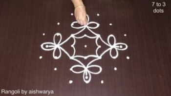 7x3x3 Hand Rangoli Tamil