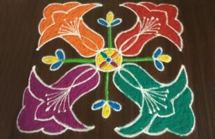8 by 8 Dots Daily Kolam Designs