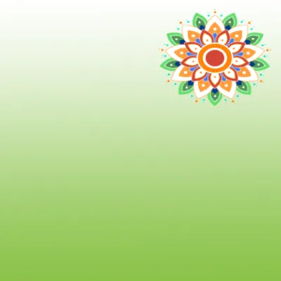 8 to 2 dots Rangoli Designs