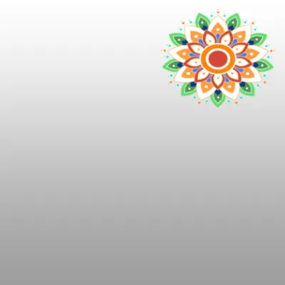 8 to 4 dots Rangoli Designs