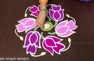 9-5 Unique Rangoli Art Designs