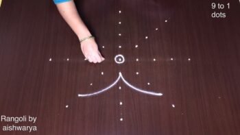 9 Dots Astadala Padmam Muggulu
