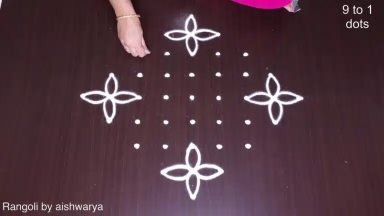9 dots chukkala muggulu