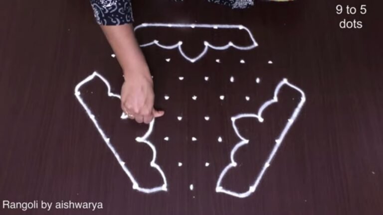 9-to-5 dot kolam