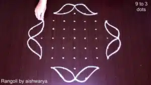 9 to 3 Dots Roja Puvvula Muggulu