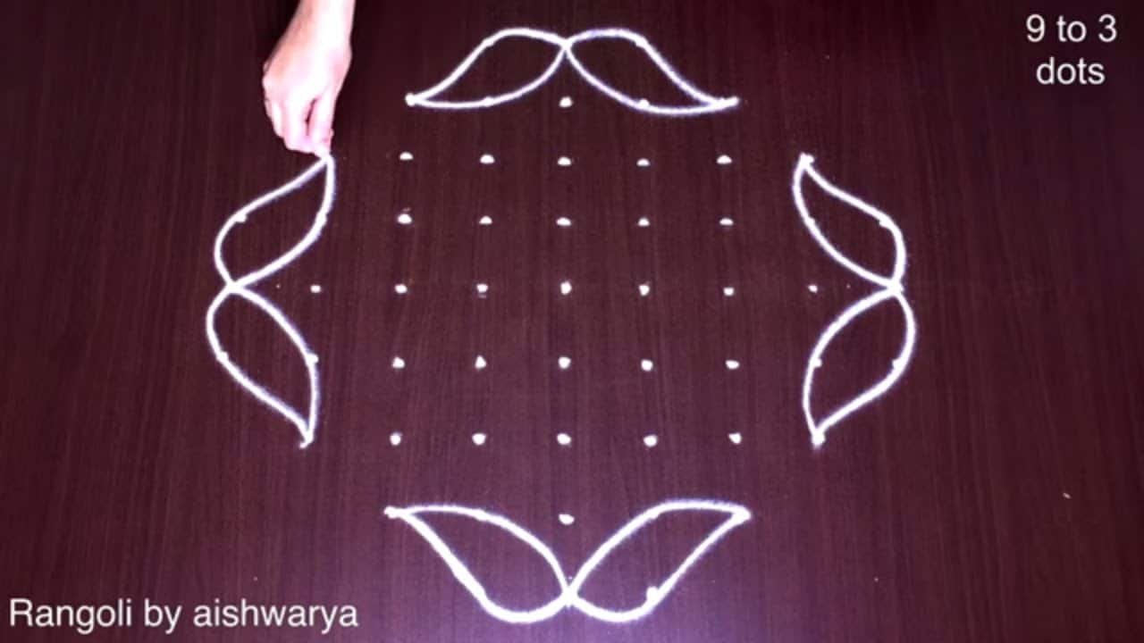 9 to 3 Dots Roja Puvvula Muggulu