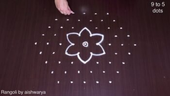 9 to 5 Middle Dots Muggulu