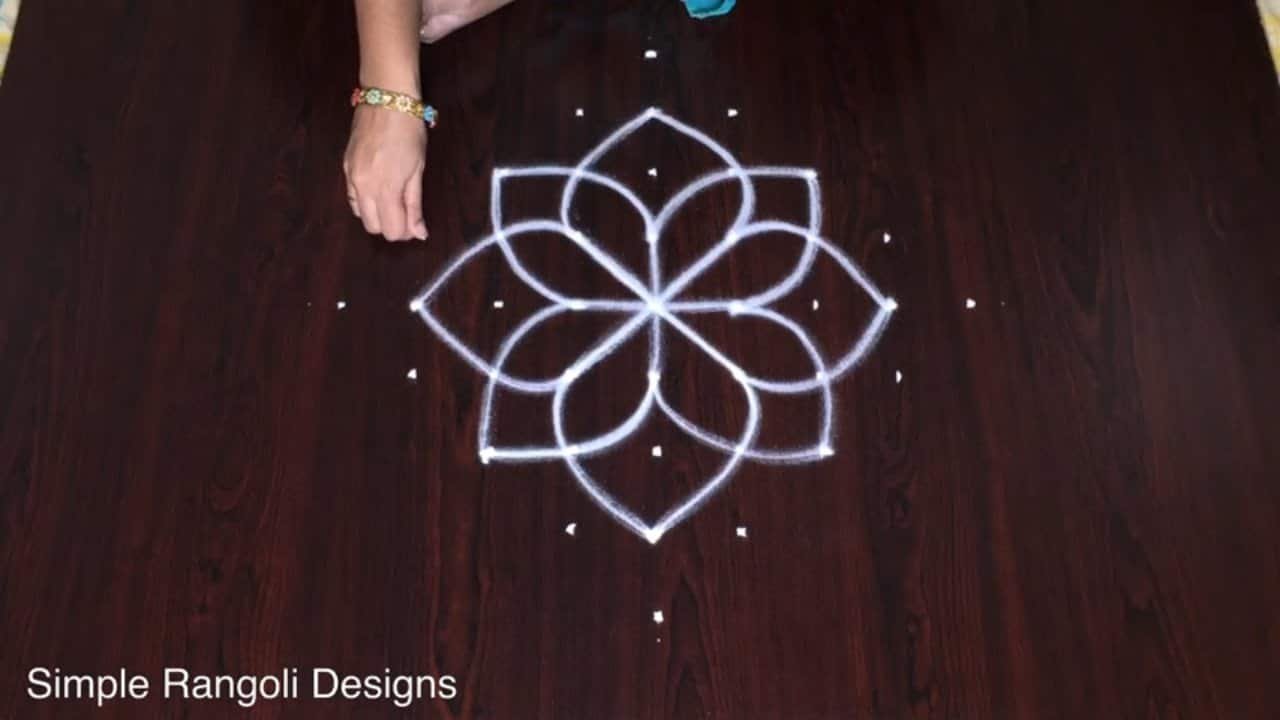 Aishwarya Kolam Different Types