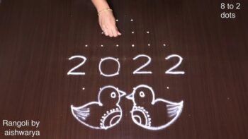 Amazing Birds Muggulu Kolam