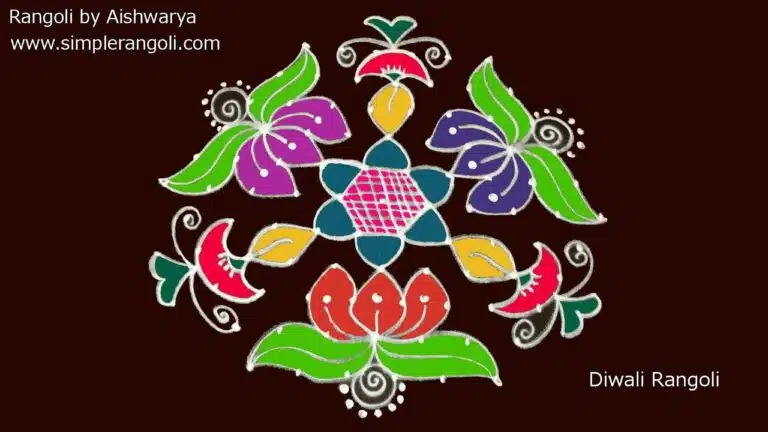 Friday Diwali rangoli
