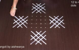 Amazing Margazhi Kolam for Pongal Festival