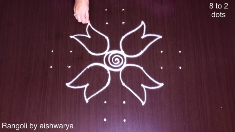 traditional Margazhi kolam