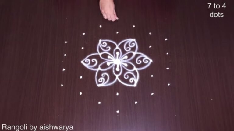Amazing Rangoli Art Easy