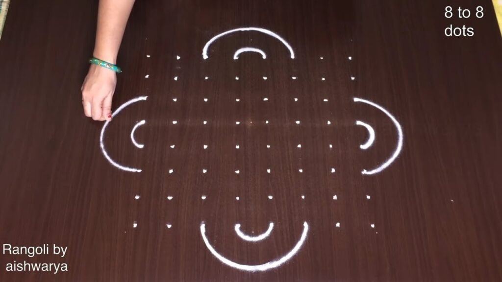 flower kolam