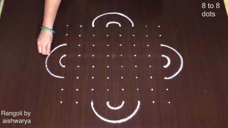 flower kolam