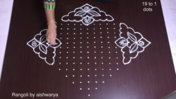 Amazing Rangoli Pedha Muggulu